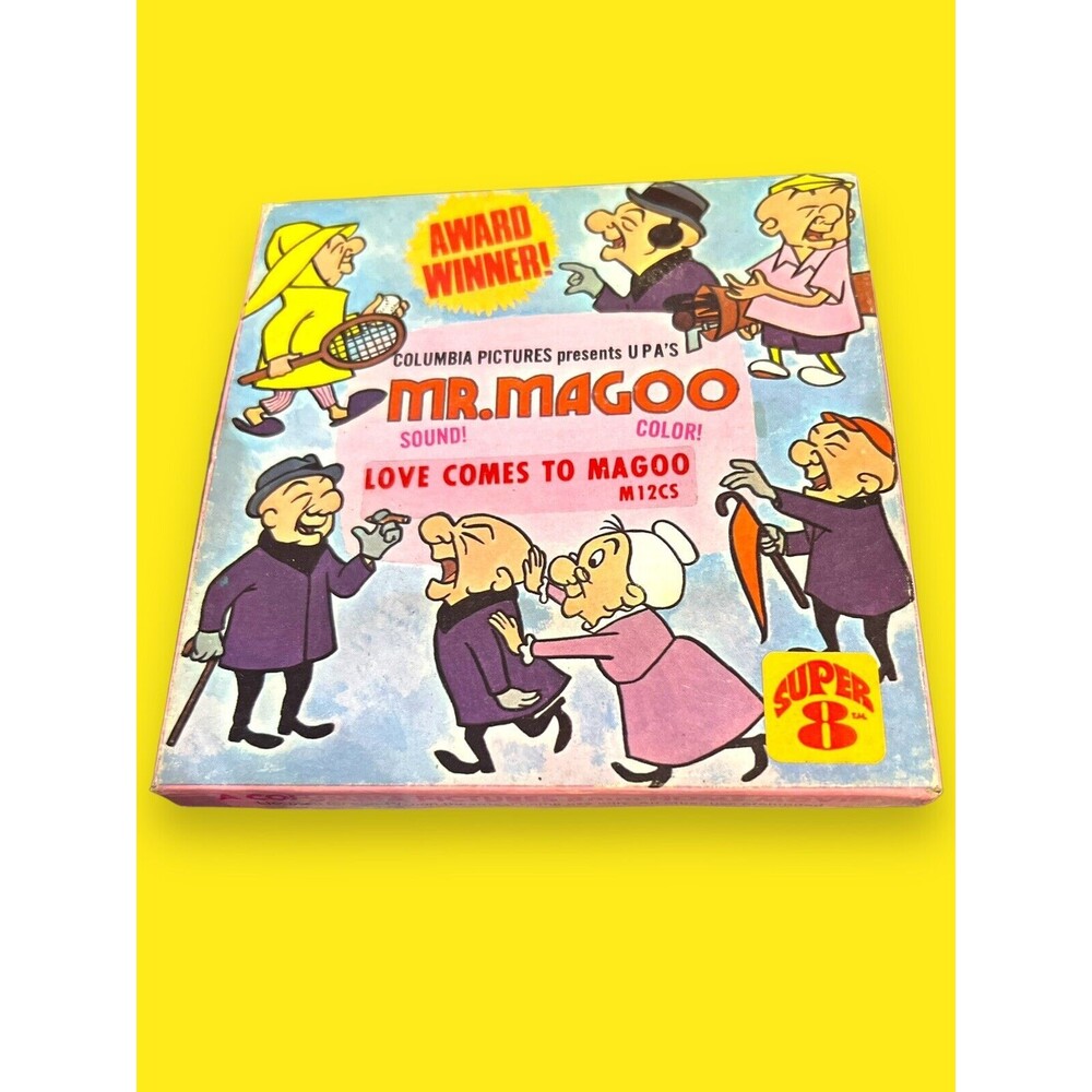 Mr. Magoo LOVE COMES TO MAGOO 1958 Super 8 8mm Color Sound Movie Cine Film 200’